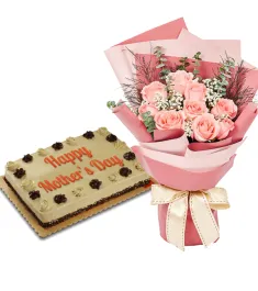 vday-flower-cake-combo