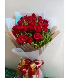 Two Dozen Roses Bouquet