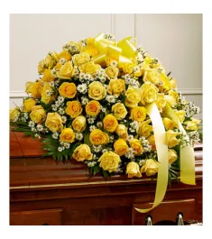 Roses with baby's breath and greenery  Send to Philippines