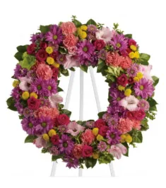 Bright Summery Wreath  Send to Philippines