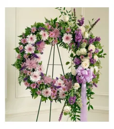 Luxurious Purple Wreath  Send to Philippines