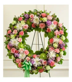 Picturesque Greens Wreath  Send to Philippines