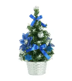 45cm Blue Small Table Top Christmas Tree