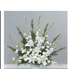 White Sympathy Arrangement  Send to Philippines