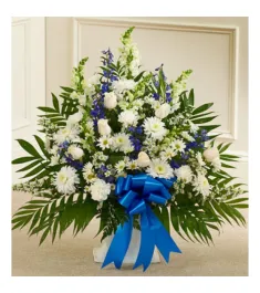 Whites and Blues Arrangement  Send to Philippines