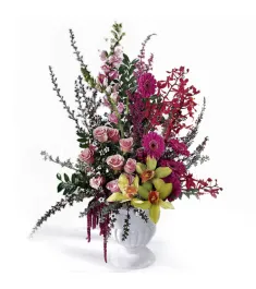 Orchids,Snap dragons,lilies,Roses,Gerbera Flowers  Send to Philippines