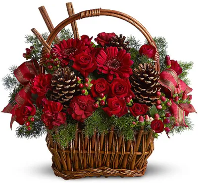 ​Christmas Flowers Basket Send to Philippines