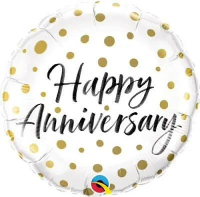 One Anniversary Mylar Balloon