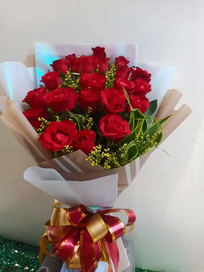 Two Dozen Roses Bouquet